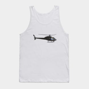 Black Light Helicopter Tank Top